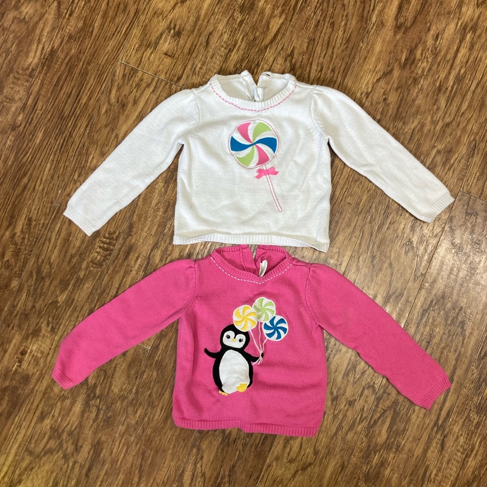 3T Girls Lollipop Sweaters